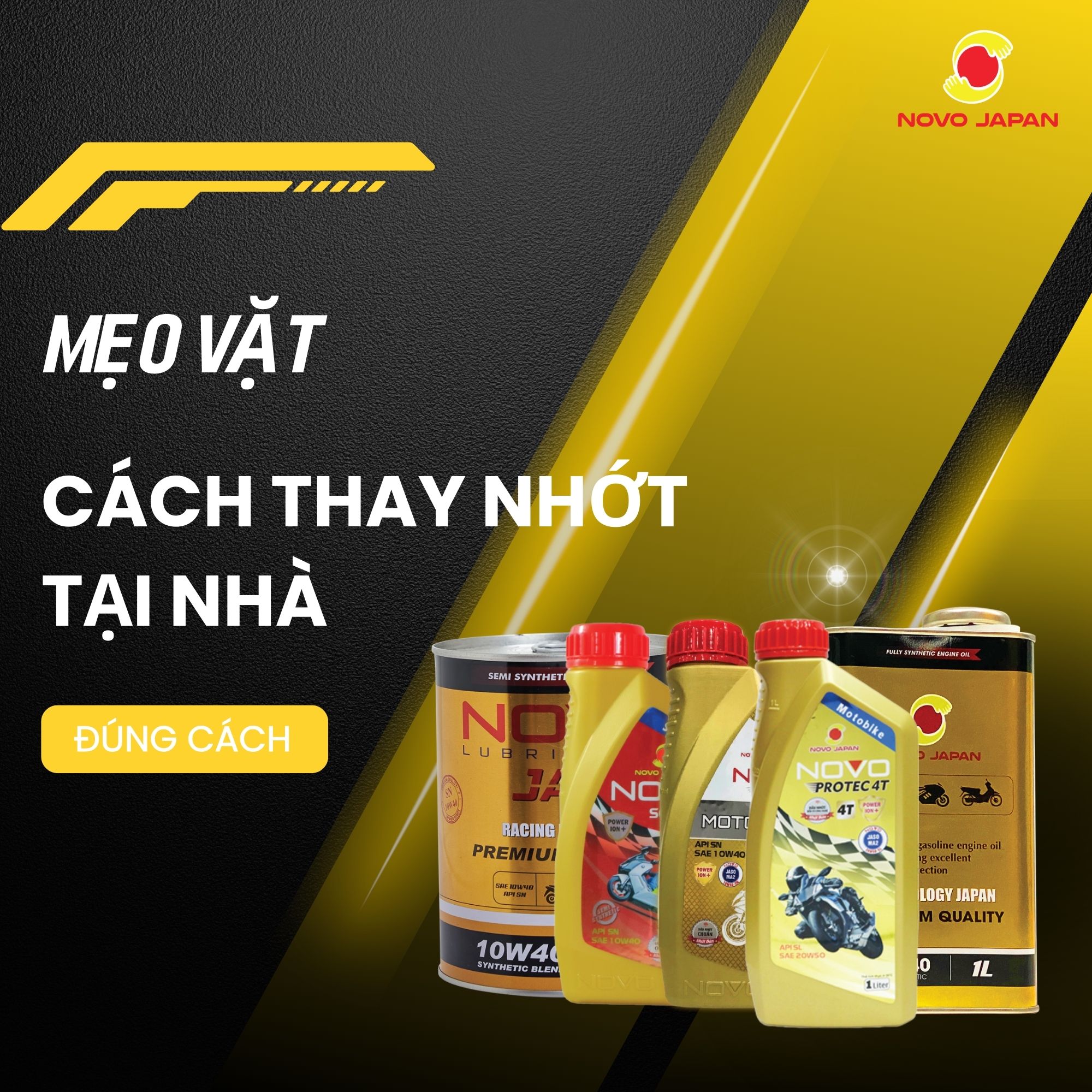 Cách thay nhớt tại nhà đúng cách