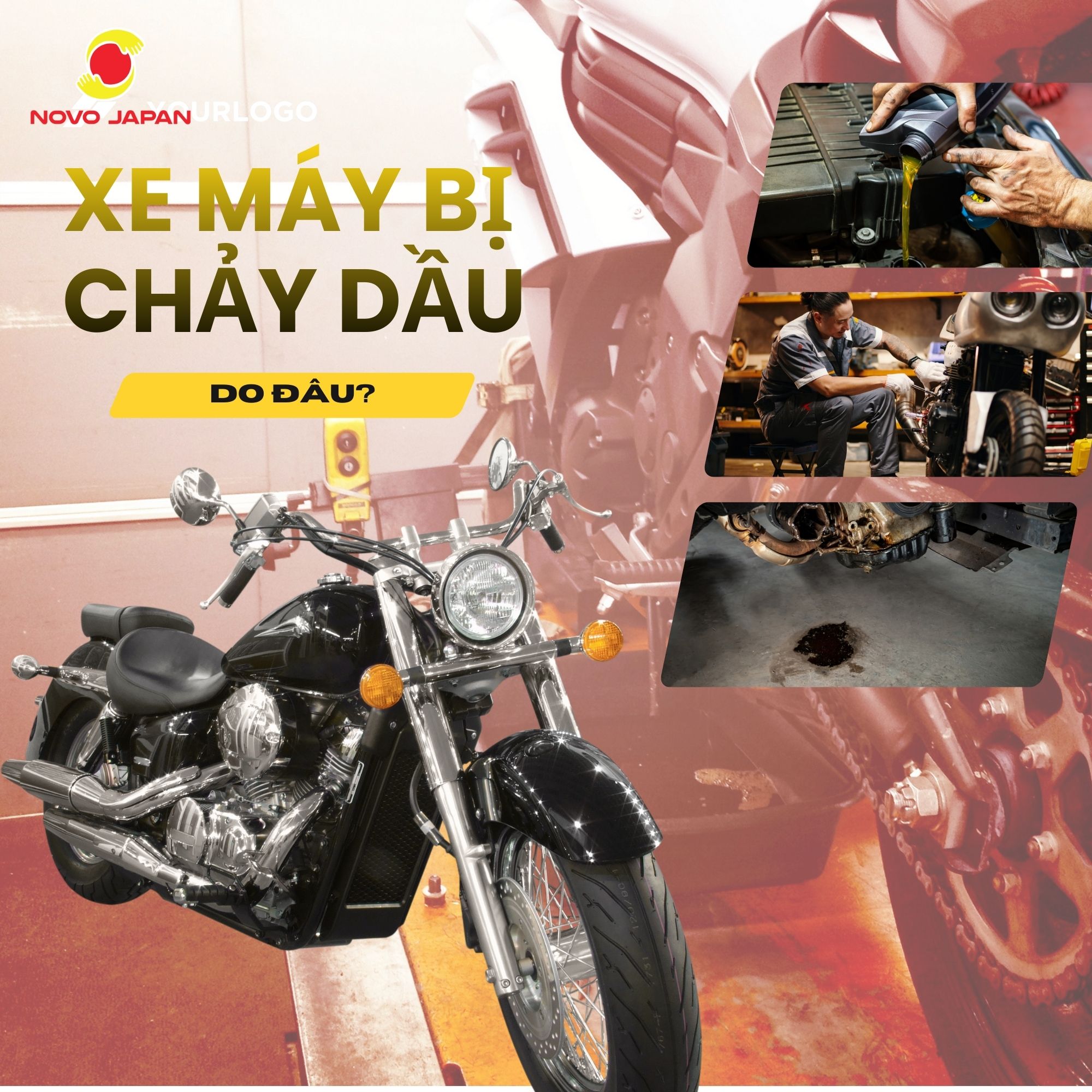 Nguyên nhân xe máy bị chảy dầu và cách xử lý