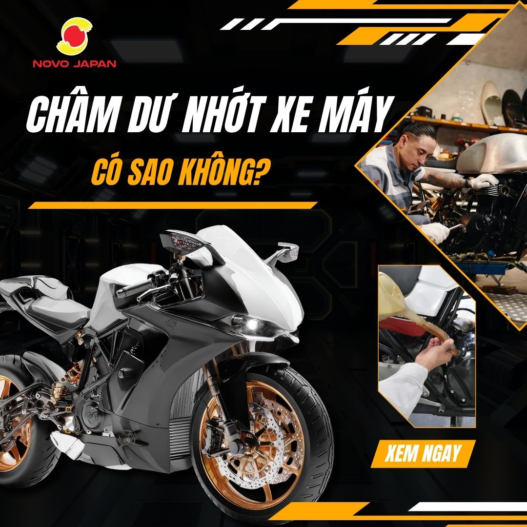 Châm dư nhớt xe máy có sao không? Cách xử lý đúng để tránh hại máy